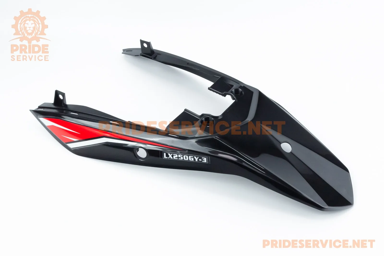 Loncin LX250GY-3 Пластик-задній під ліхтар, чорний (P_507740)