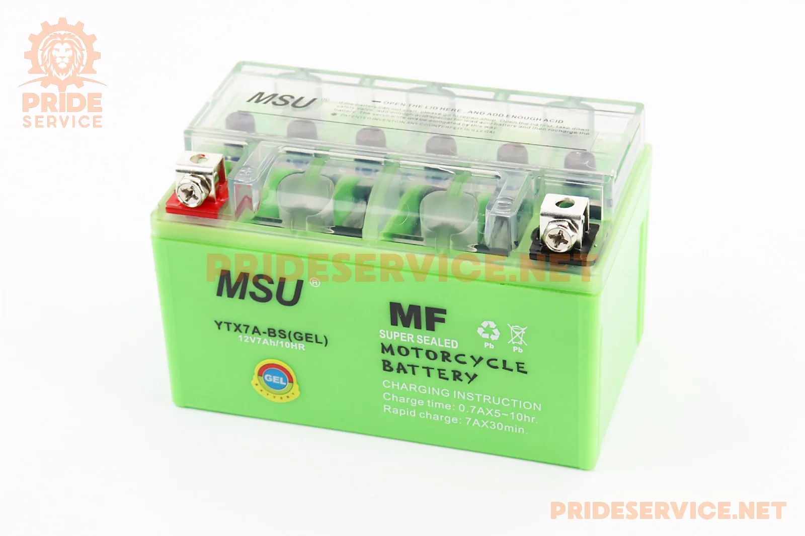 Акумулятор 12V7Ah YTX7A-BS GEL (L150*W87*H94мм) (P_337271)