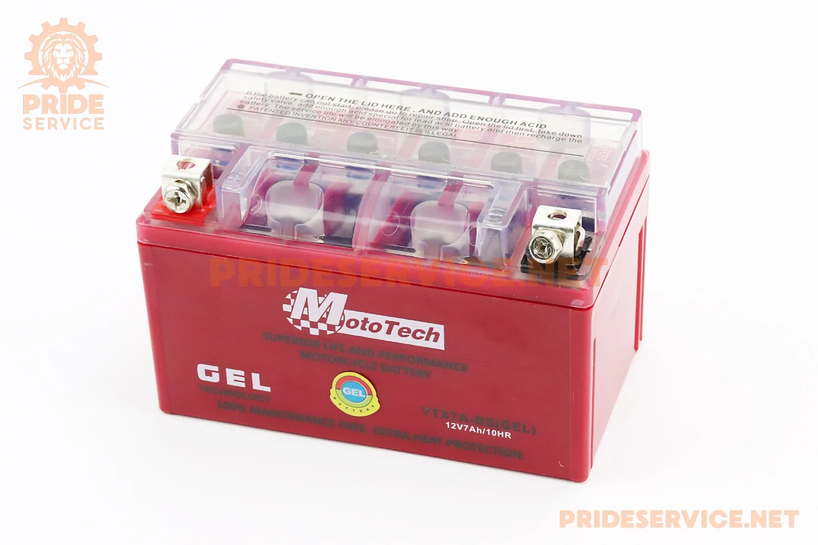 Акумулятор 12V7Ah YTX7A-BS GEL (L150*W87*H94мм) (P_348011)