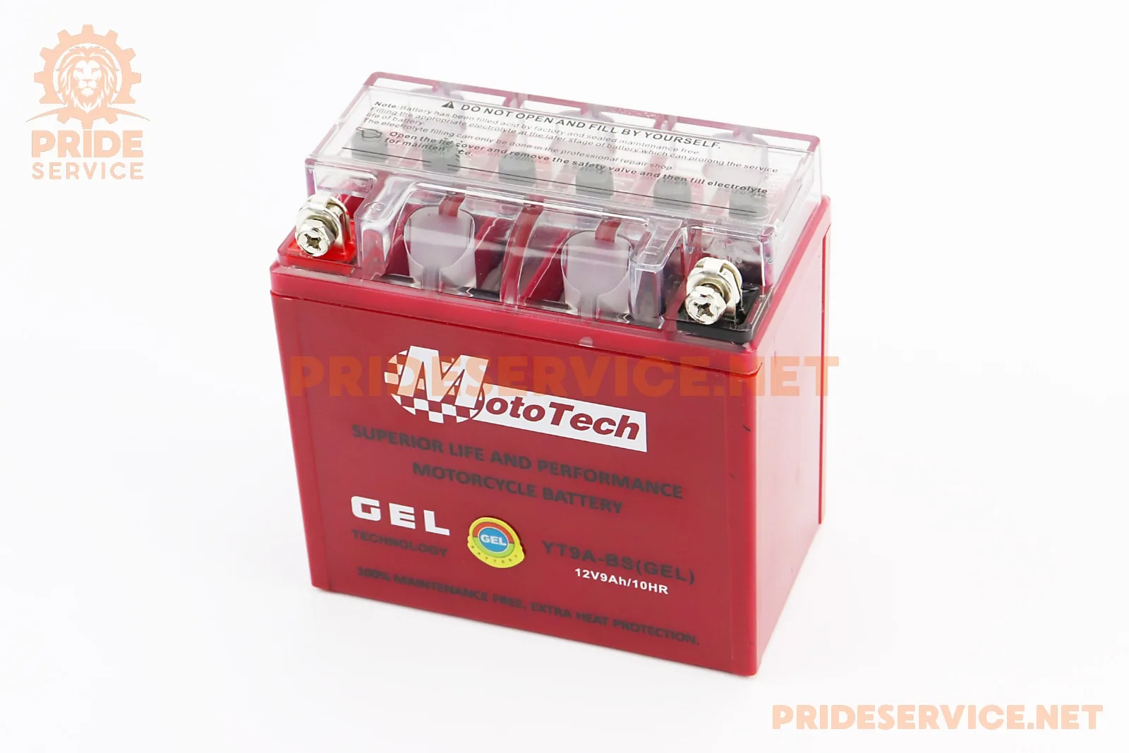 Акумулятор 12V9Ah YT9A-BS GEL (L135*W75*H135мм) 