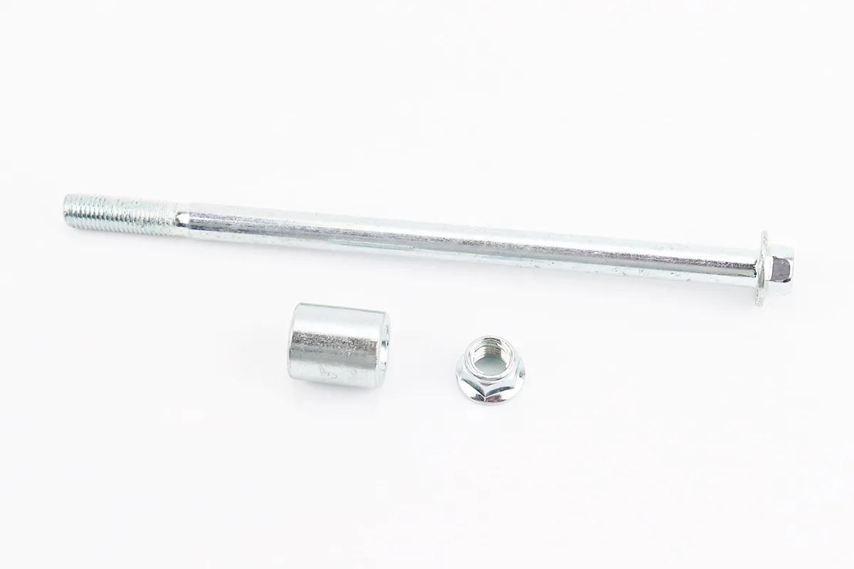 Вісь переднього колеса d10mm; L180mm + втулка, гайка (S_999715)