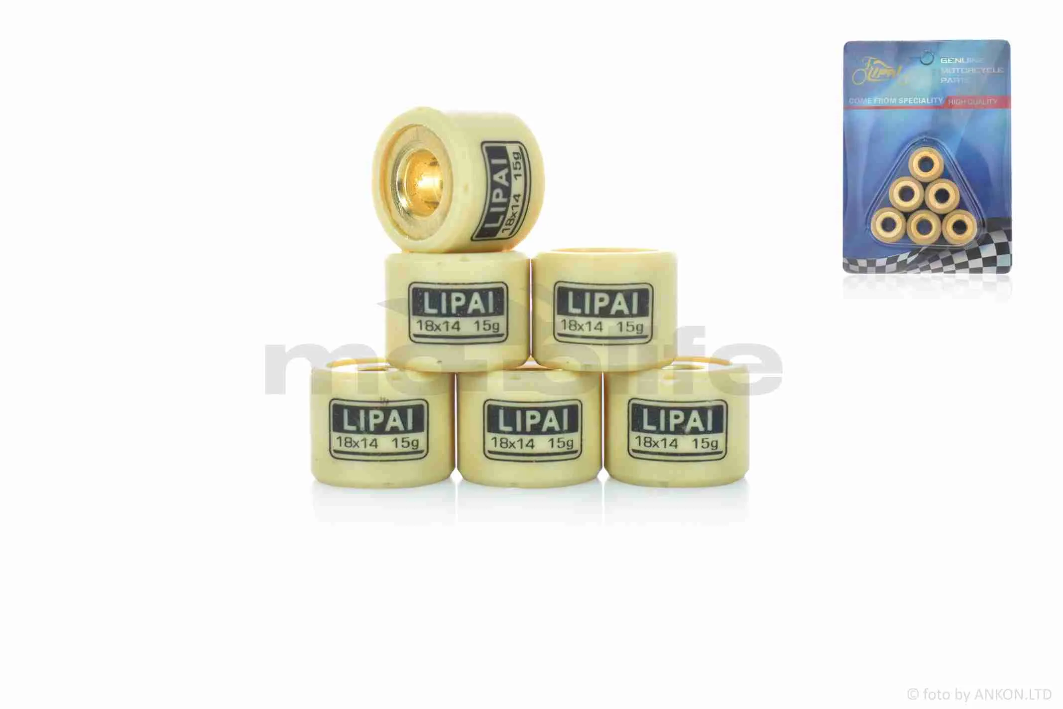 Ролики варіатора  GY6 150  18-14  15.0g  