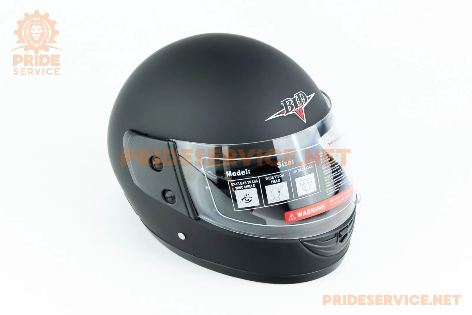 Шолом інтеграл BLD-825 М (57-58см), чорний мат (P_330234)