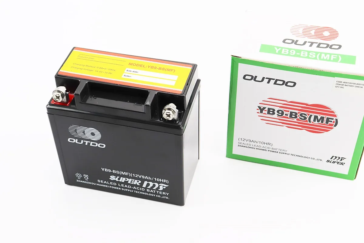 Акумулятор 12V9Ah 12V9Ah YB9-BS(MF) кислотний (L135*W75*H137mm) 