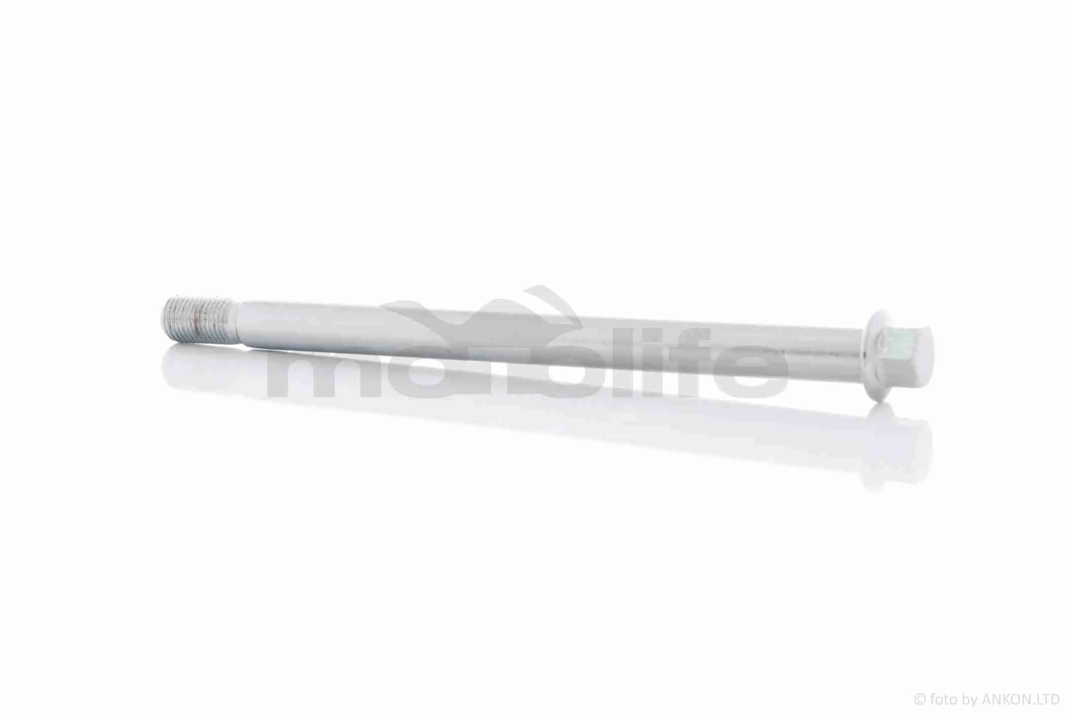 Вісь колеса переднього  JS150-3  D15, M14, L225  